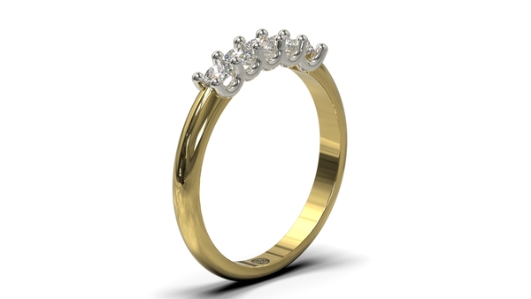 Alliance - Memoire ring met diamant, model AR7