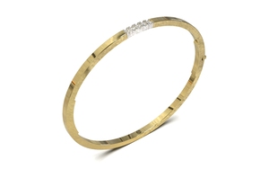 Gouden armband met 0,35ct diamant.